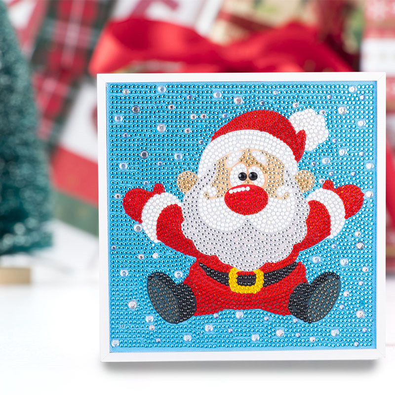 钻石画带框的细节图