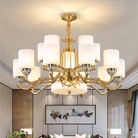 上古新款全铜吊灯新中式客厅灯轻奢、大气餐厅灯吊灯中国风铜灯。