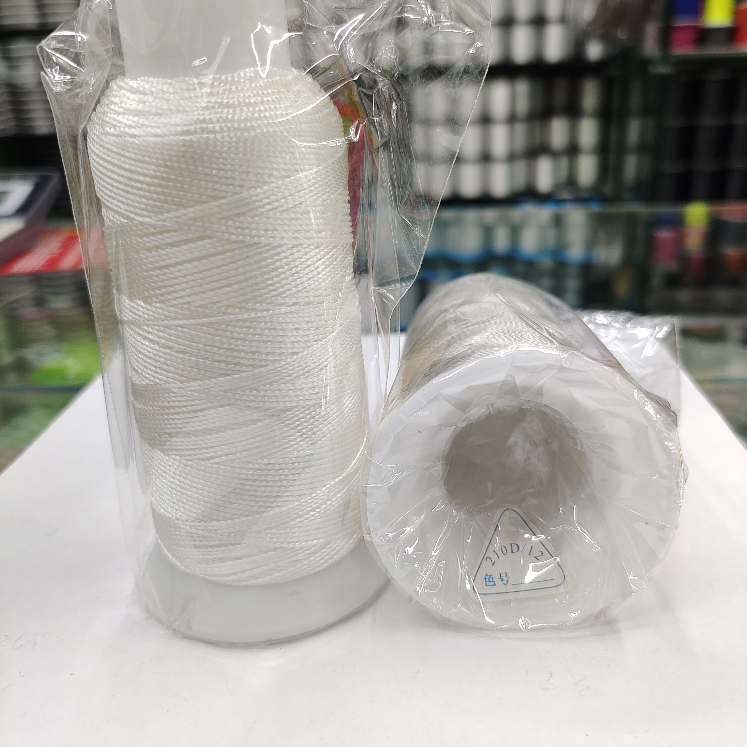 Beaded 12 strands tower thread White material cotton fishing line Nylon material silk thread beading tool diy Buddhist beads jewelry accessories