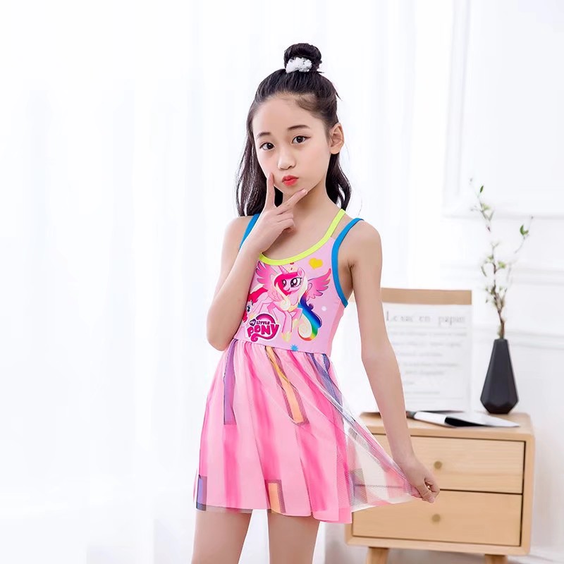 New Baby Swimsuit For Kids Split Princess Swimsuit details Picture