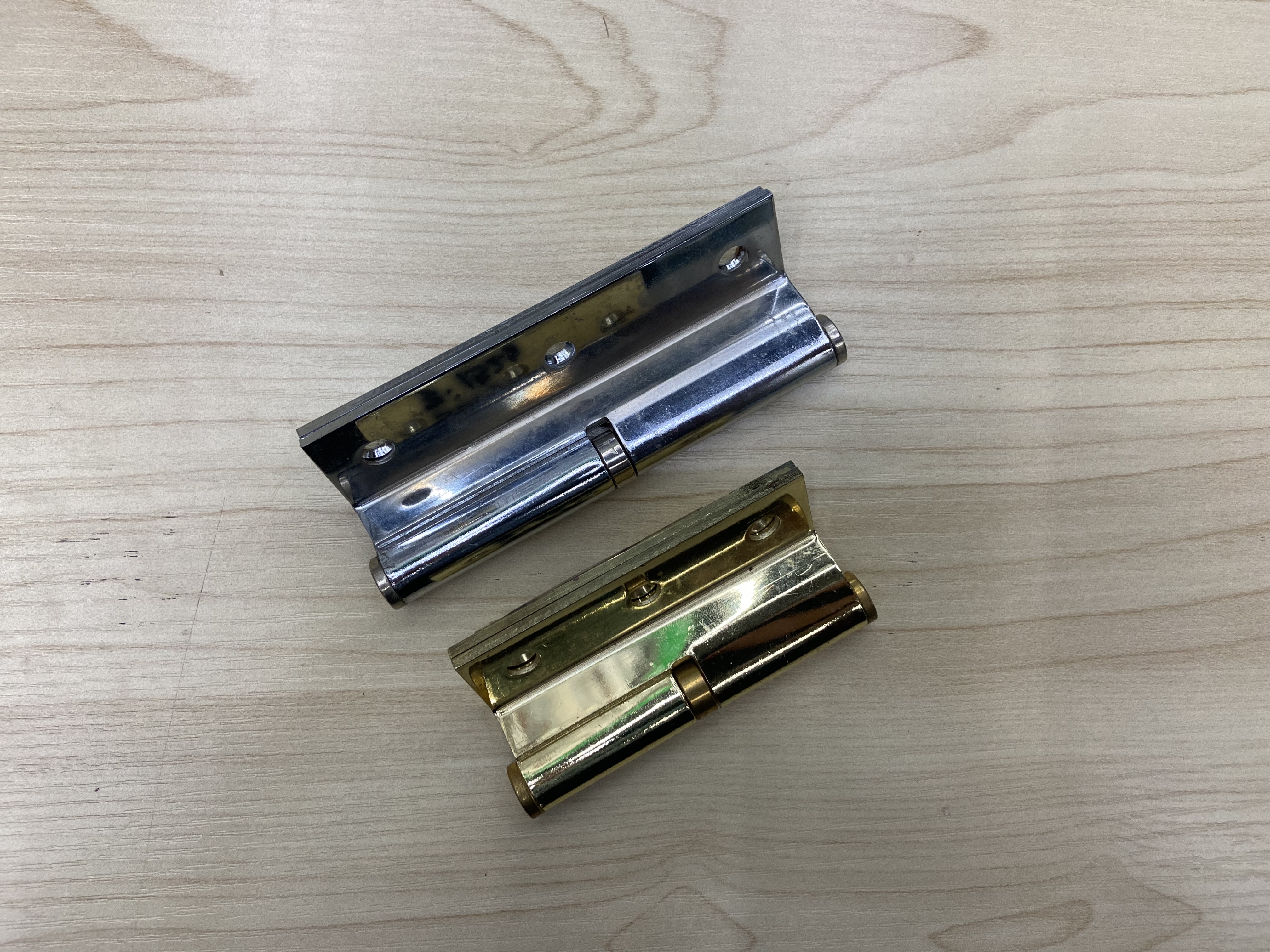 1519 3-inch bent detachable hinge 3*3*2.5mm*1BB bright chrome details Picture