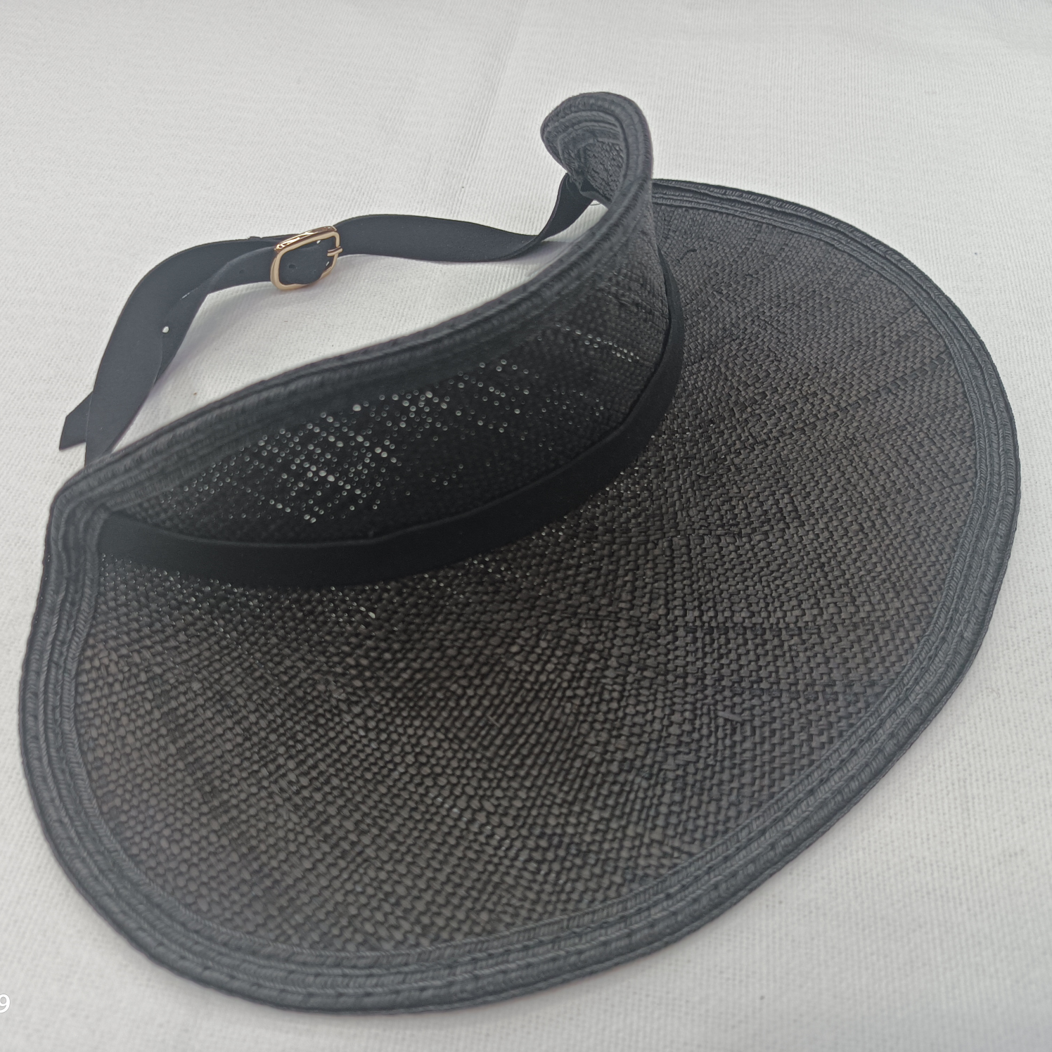 Black Black Headband Hat With Empty Top