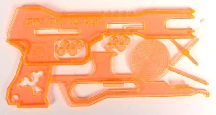 20个一板6连发皮筋枪塑料水晶枪儿童学生玩具学校门口小卖部玩具详情2