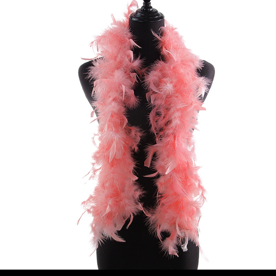 火鸡火片羽毛毛条70克两米西瓜粉