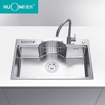 NUOMI/诺米 304不锈钢大单槽水槽加厚洗菜盆厨房洗碗池水池套装