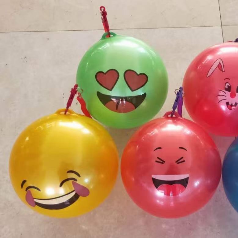 球类玩具充气玩具表情球拉拉球批发XL-043