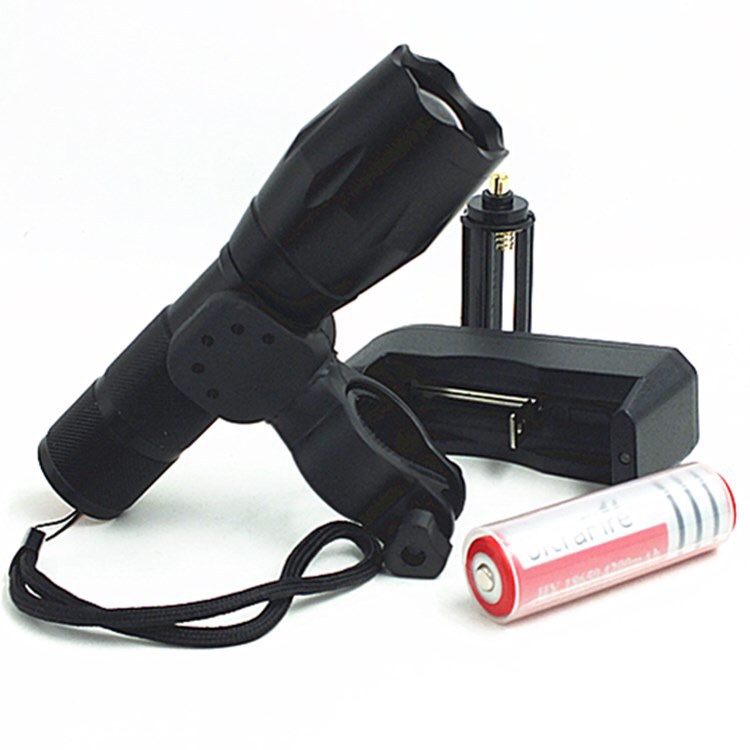 S2手电筒XML-T6  xpe USB充电5档伸缩调焦 超亮强光手电筒 LED L2 