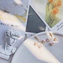 Simple temperament small Internet celebrity personality luxury temperament socialite banquet earrings