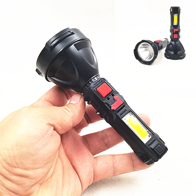 Flashlight, strong light, rechargeable, ultra-bright, long-range, home and outdoor, small multi-functional portable mini with side P50 detail image 2