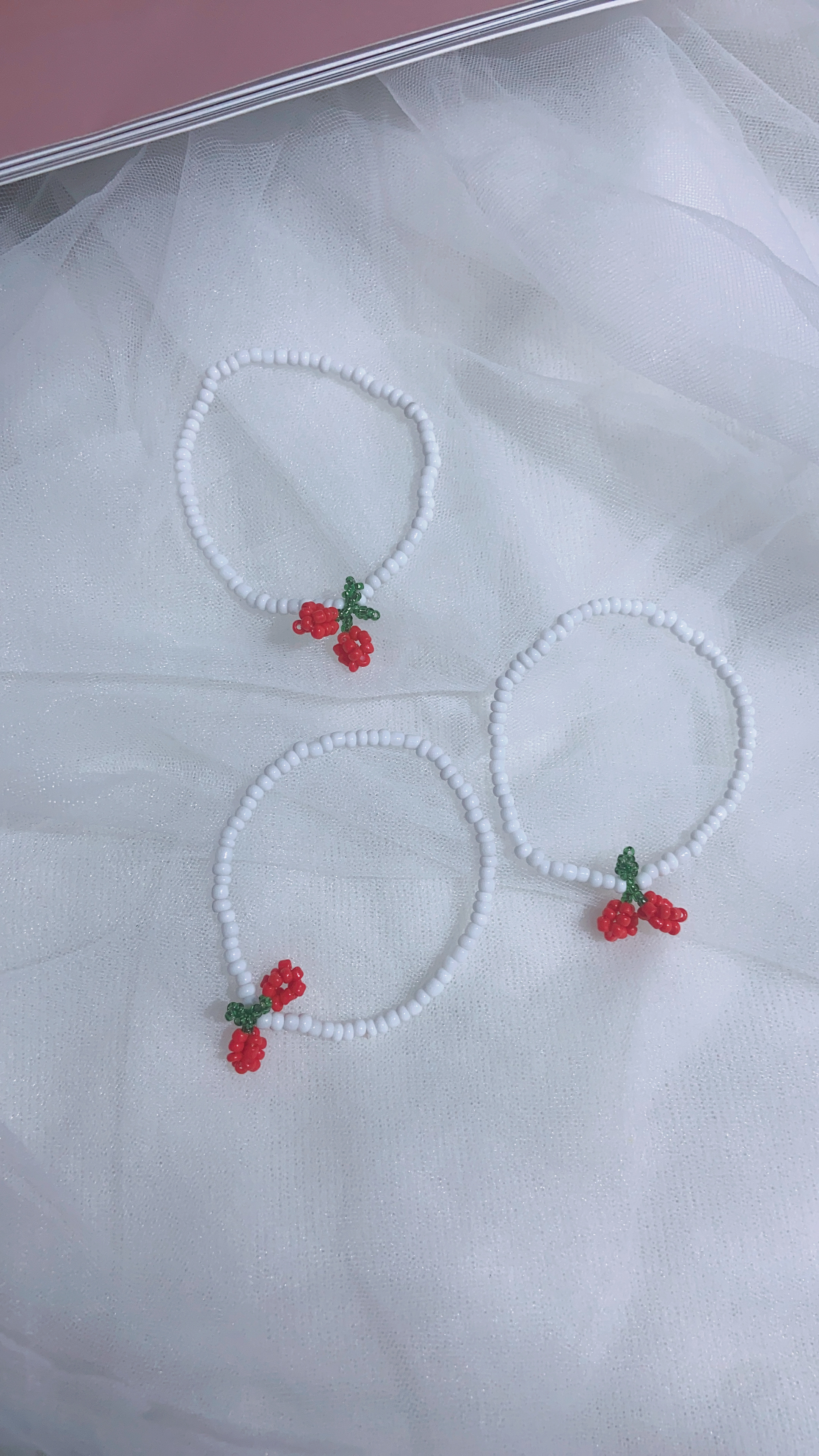 Cherry bracelet details Picture