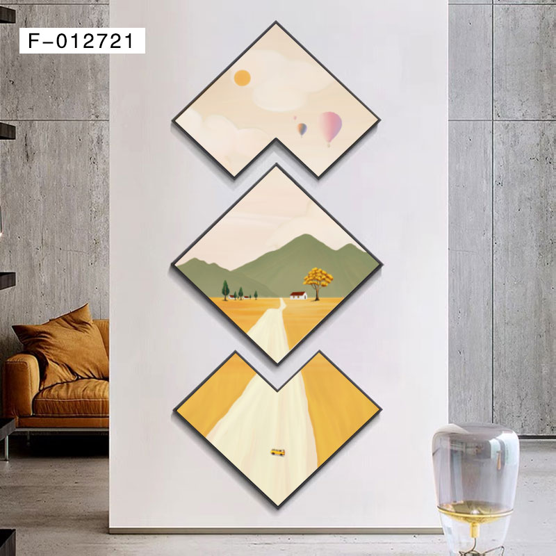 铝合金晶瓷现代简约系列异形画1详情图3