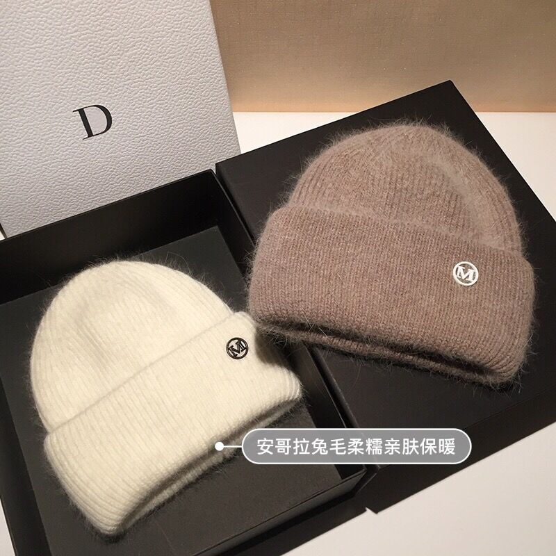 Rabbit Hair Hat Women's New 2021 Network Red Autumn And Winter All Knitted Knitted Hat Warm Head Ear Protection Cold Hat Tide Application Scenario