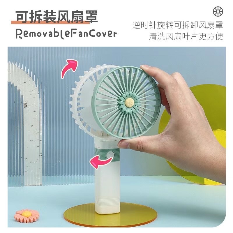 Rechargeable mini fan detail image 4
