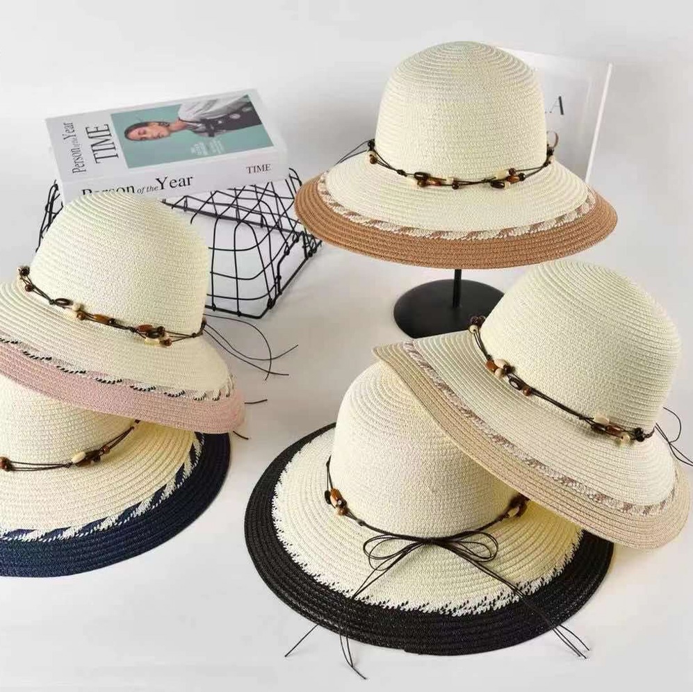 Icasu Necklace Flat Brim Hat