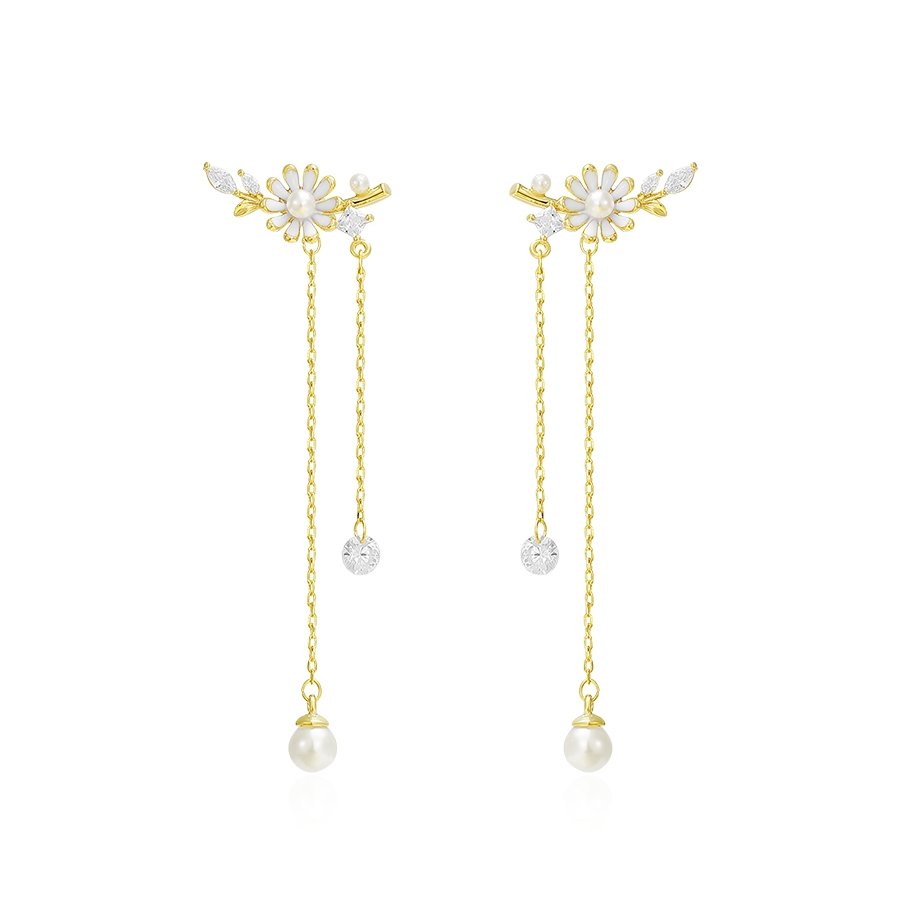Designer senior light luxury high line sense niche brand luxury earrings 2021082326
