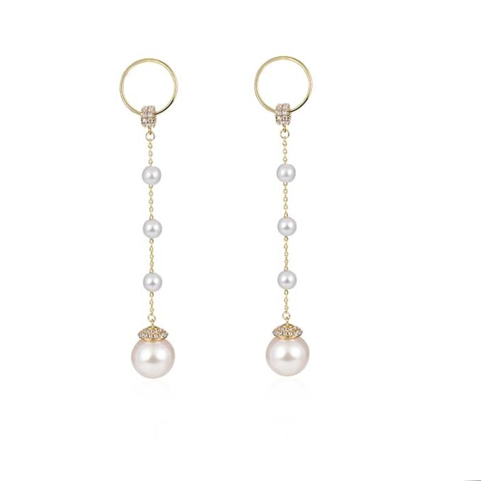 Designer senior light luxury high line sense niche brand luxury earrings 2021082331