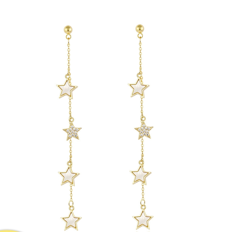 Designer senior light luxury high line sense niche brand luxury earrings 2021082328