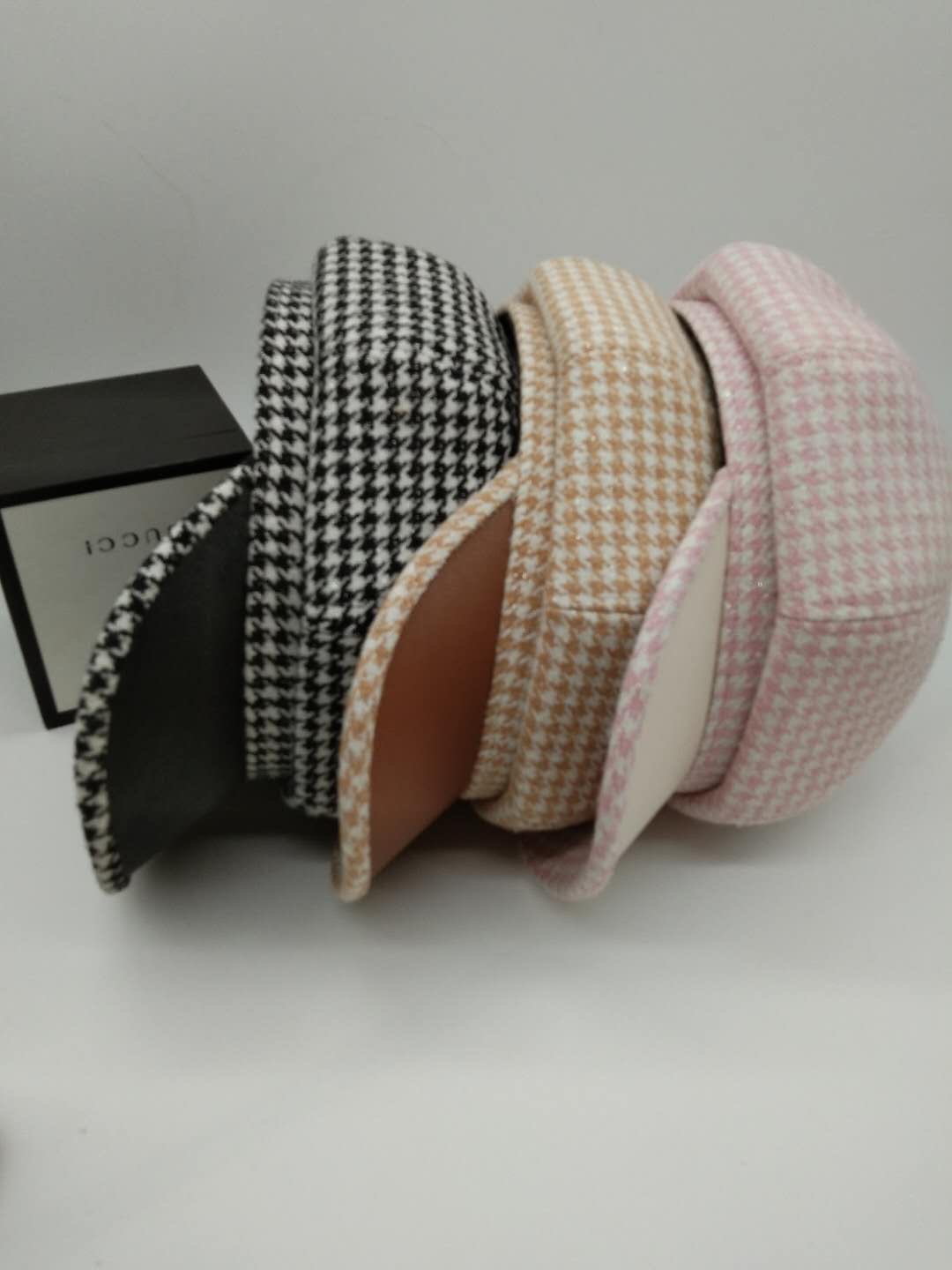 Thousand-Bird Check Octagon Hat Specification drawing