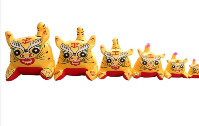 纯手工绣花一号大布老虎，可以骑，平安好运，刺绣镇宅虎，优质pp棉填充详情图1