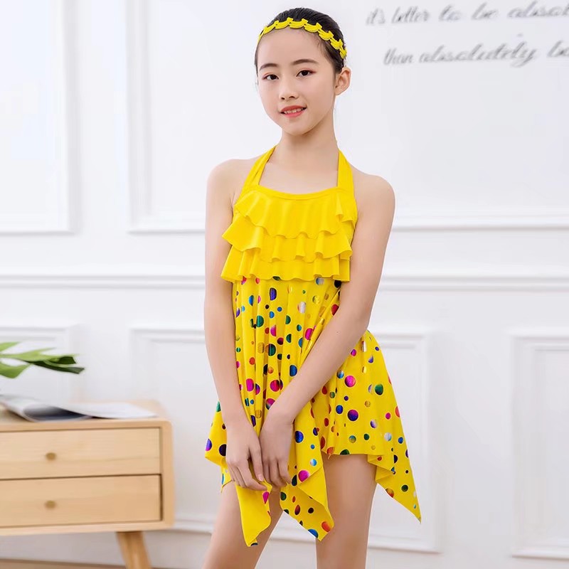Special Big Child Split Swimsuit Student Swimsuit Soak In Hot Spring