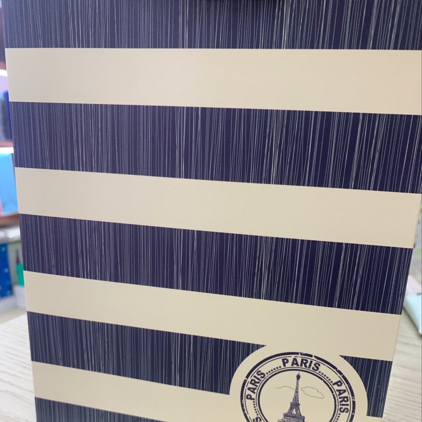 2021年新款竖版白卡礼物袋之韩系男士横条系列605-1大号31*40*12详情图1