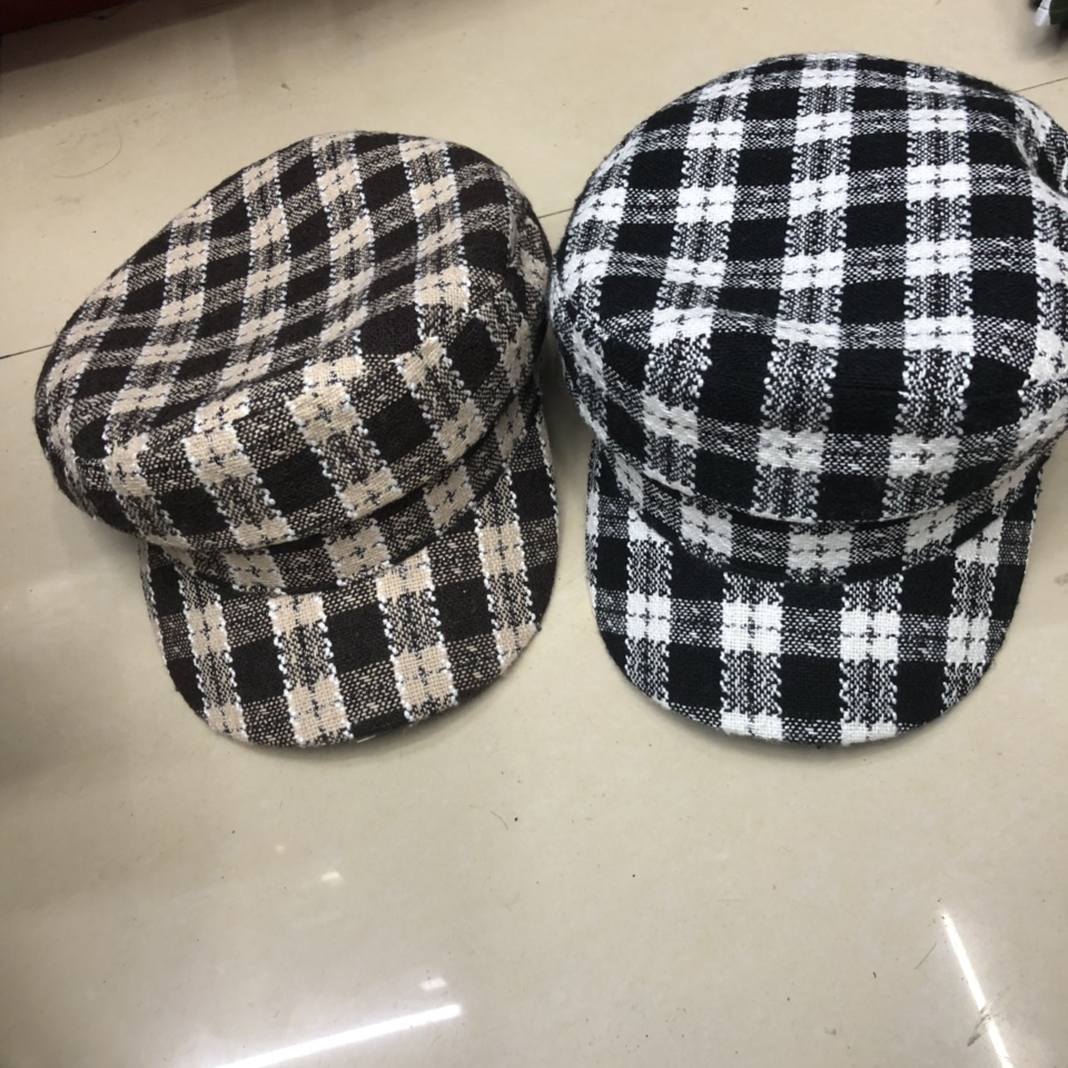 Plaid Flat Cap