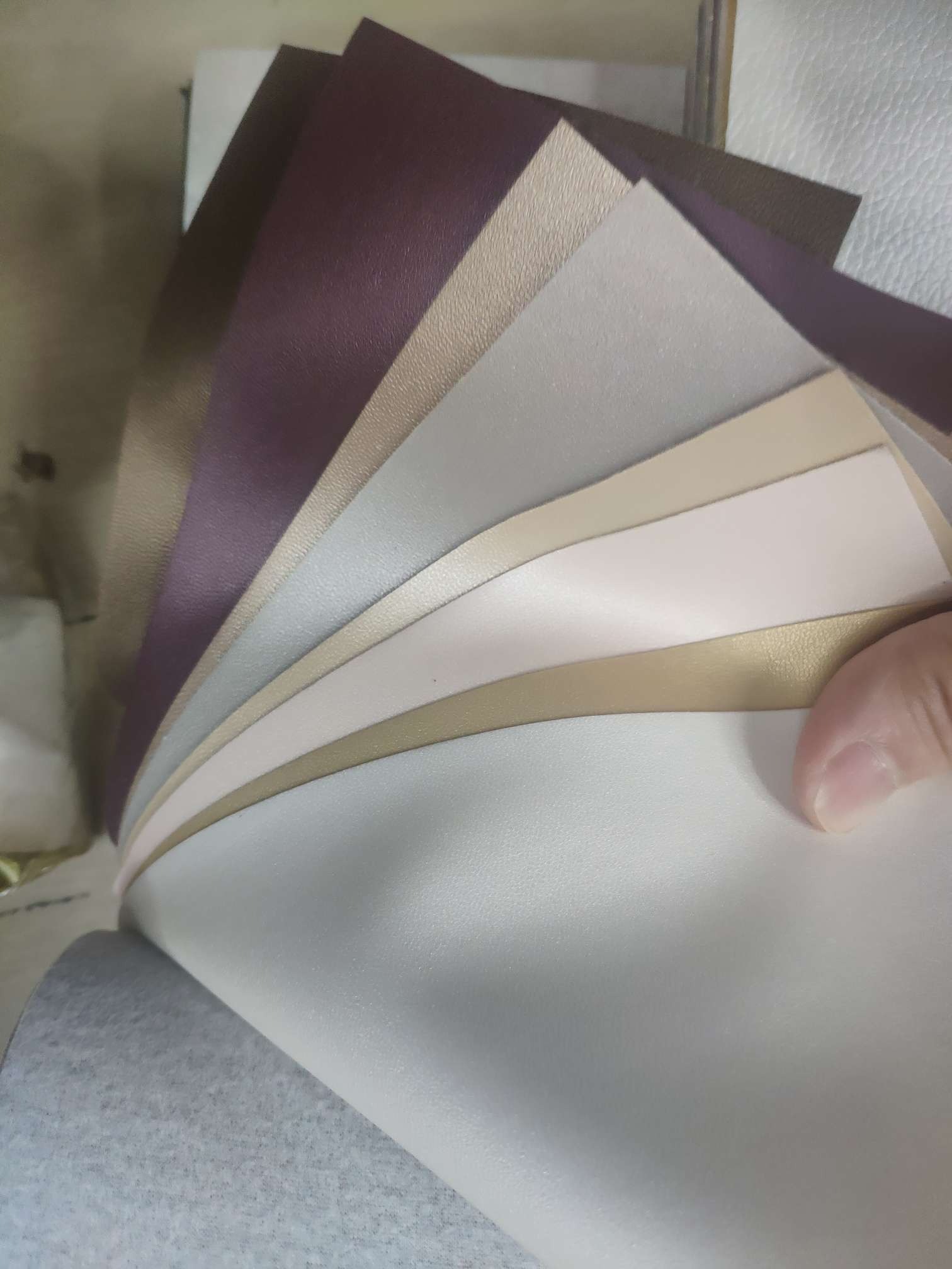 人造革软包硬包移门皮革墙面装饰革面料现货小羊纹1号详情图4