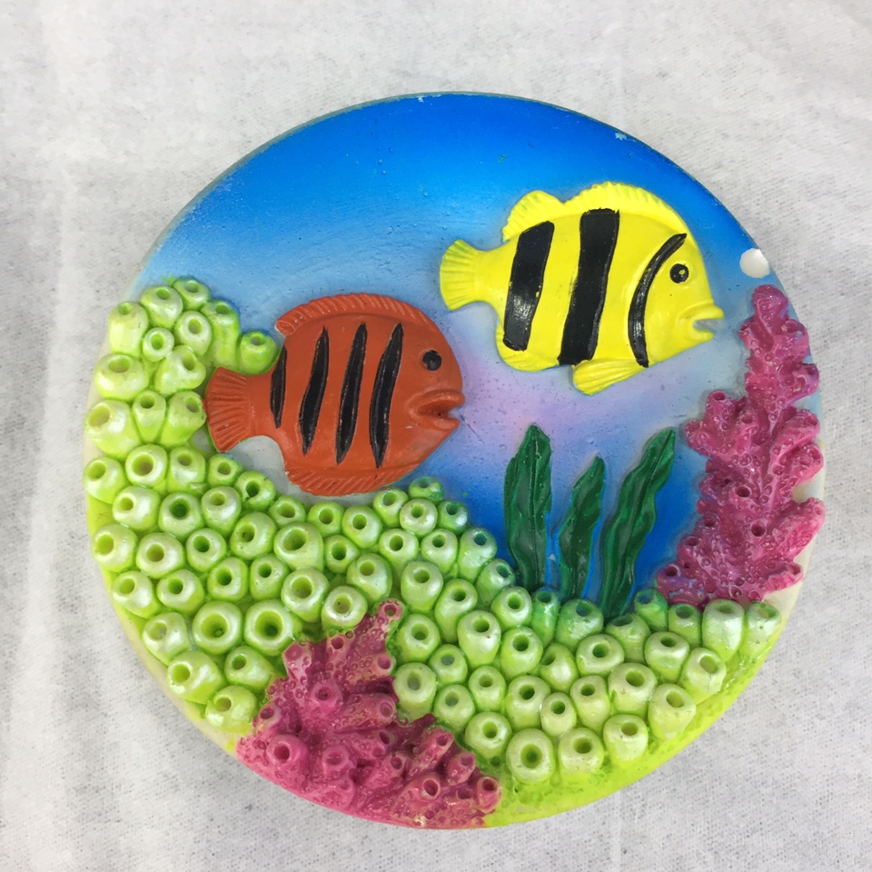 Beach Scenery Fridge Magnet ins Magnetic Sticker, personalized and creative Ocean fridge Magnet 0768 Against the wind