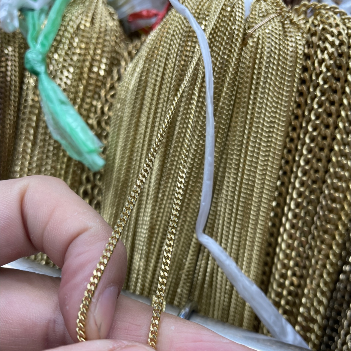 160Sf黄铜 标准线 锁骨链 可电镀DIY