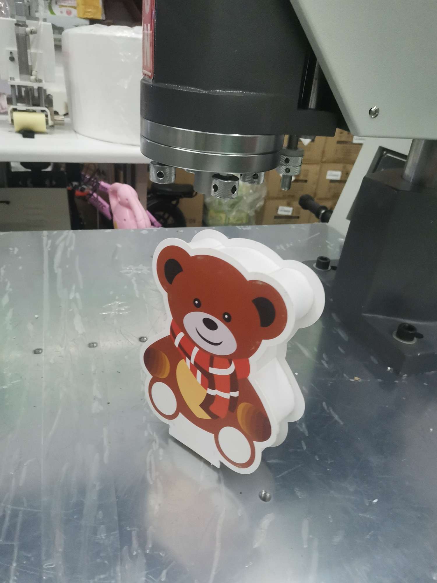 Ultrasonic welding machine, plastic sheet welding detail image 1