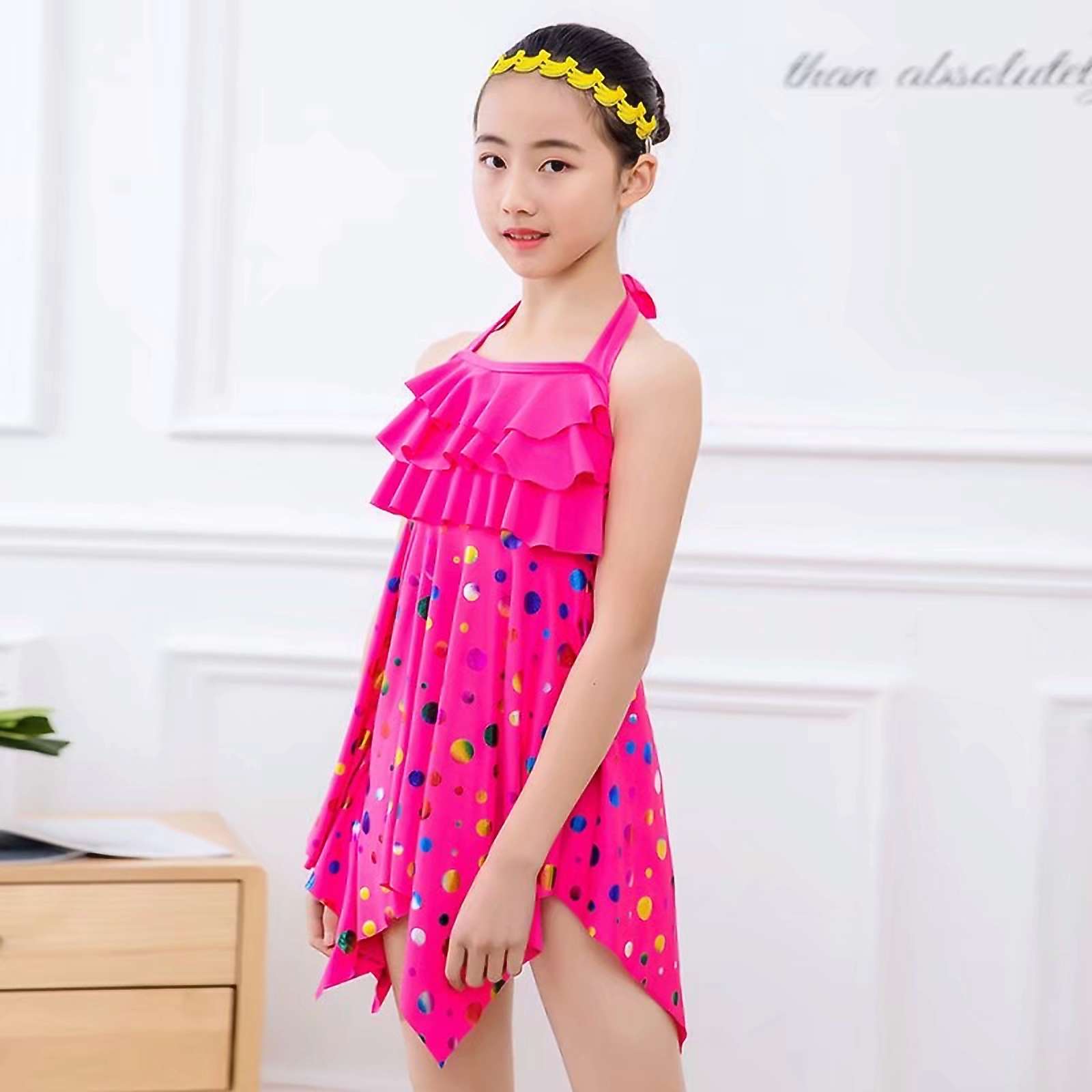 Special Big Child Split Swimsuit Student Swimsuit Soak In Hot Spring Specification drawing