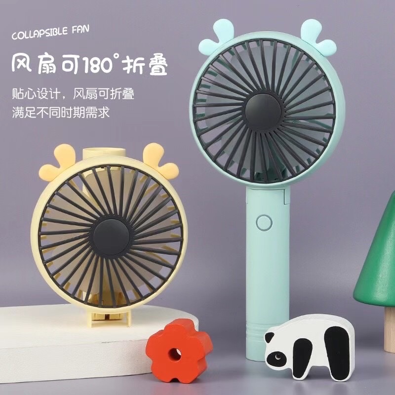 Cute and fun cartoon charging fan Application Scenario