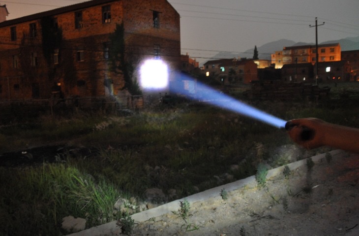 S2 Flashlight XML-T6 xpe USB charging 5-speed telescopic focusing Ultra-bright and powerful flashlight LED L2 detail image 8
