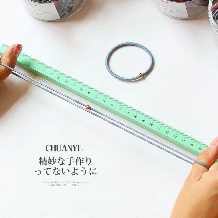 7 Love Couple A Pair Of Binding Hair Bracelet Dual Head Rope Hair Band Send Boyfriend Small Ancestor Hair Band Headdress Item Picture