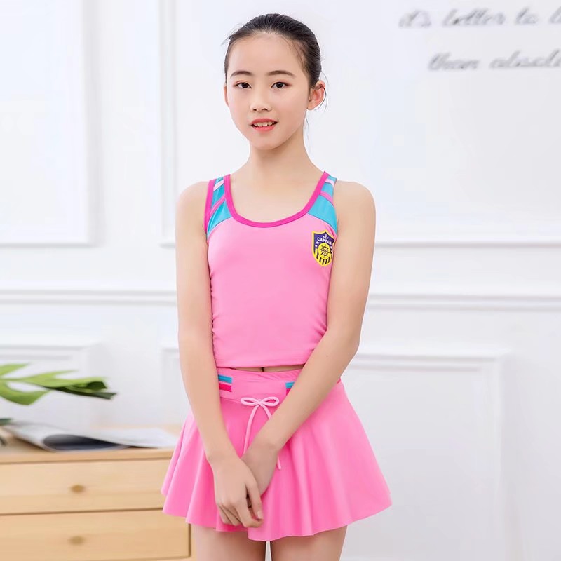 Student Split Swimsuit Large Tank Top Sports Style Specification drawing
