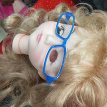 娃娃小眼镜钥匙扣挂件 迷你太阳眼镜挂饰礼品 工艺玩偶娃娃眼配饰