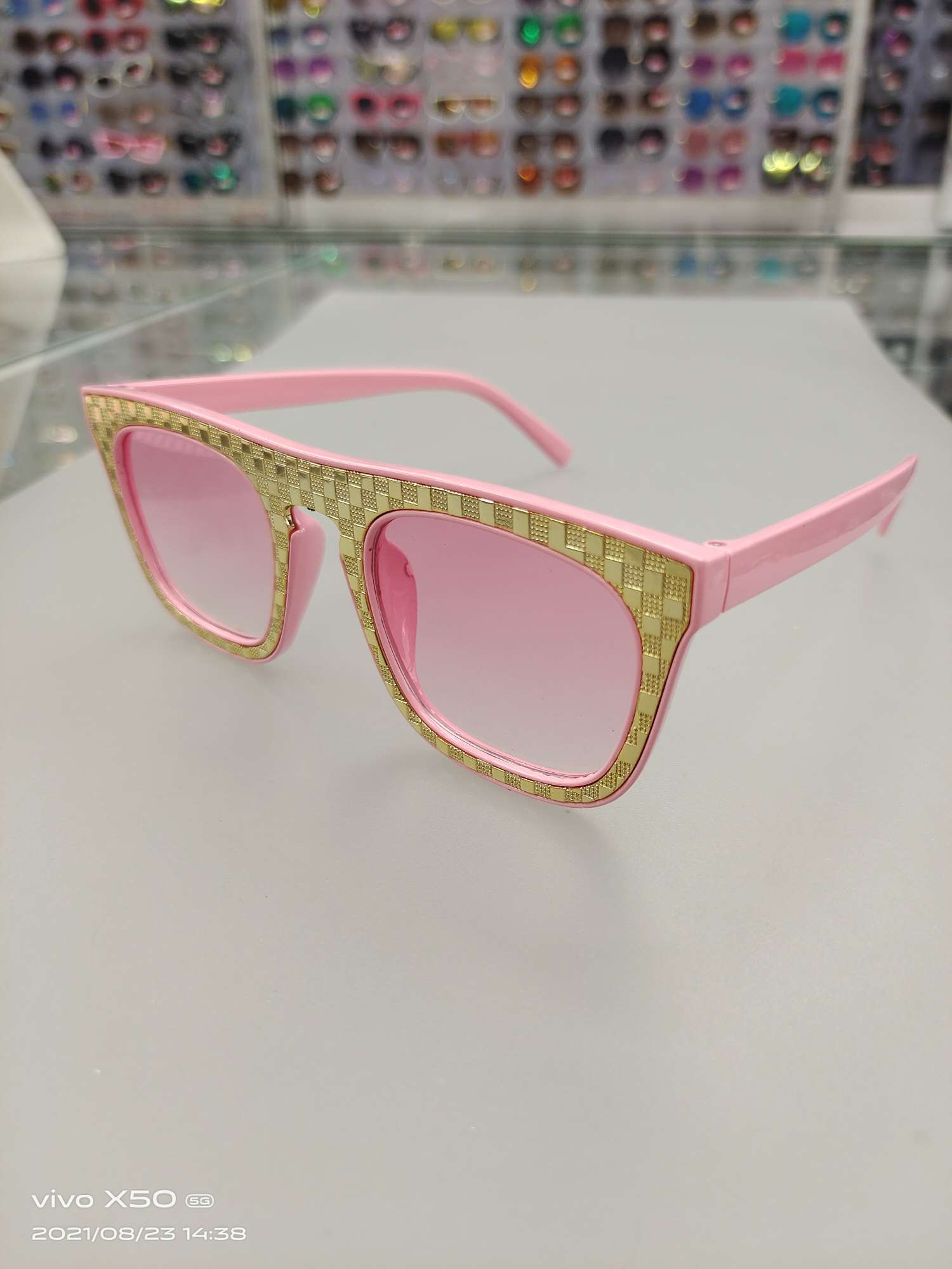 新款太阳镜男女通用眼镜粉色069-3061详情图4