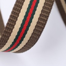 Polyester net silk thickened shoulder strap Red Interblue green Cyan yellow purple Black white gray Orange waist Yoga bag webbed belt: 46# thumbnail