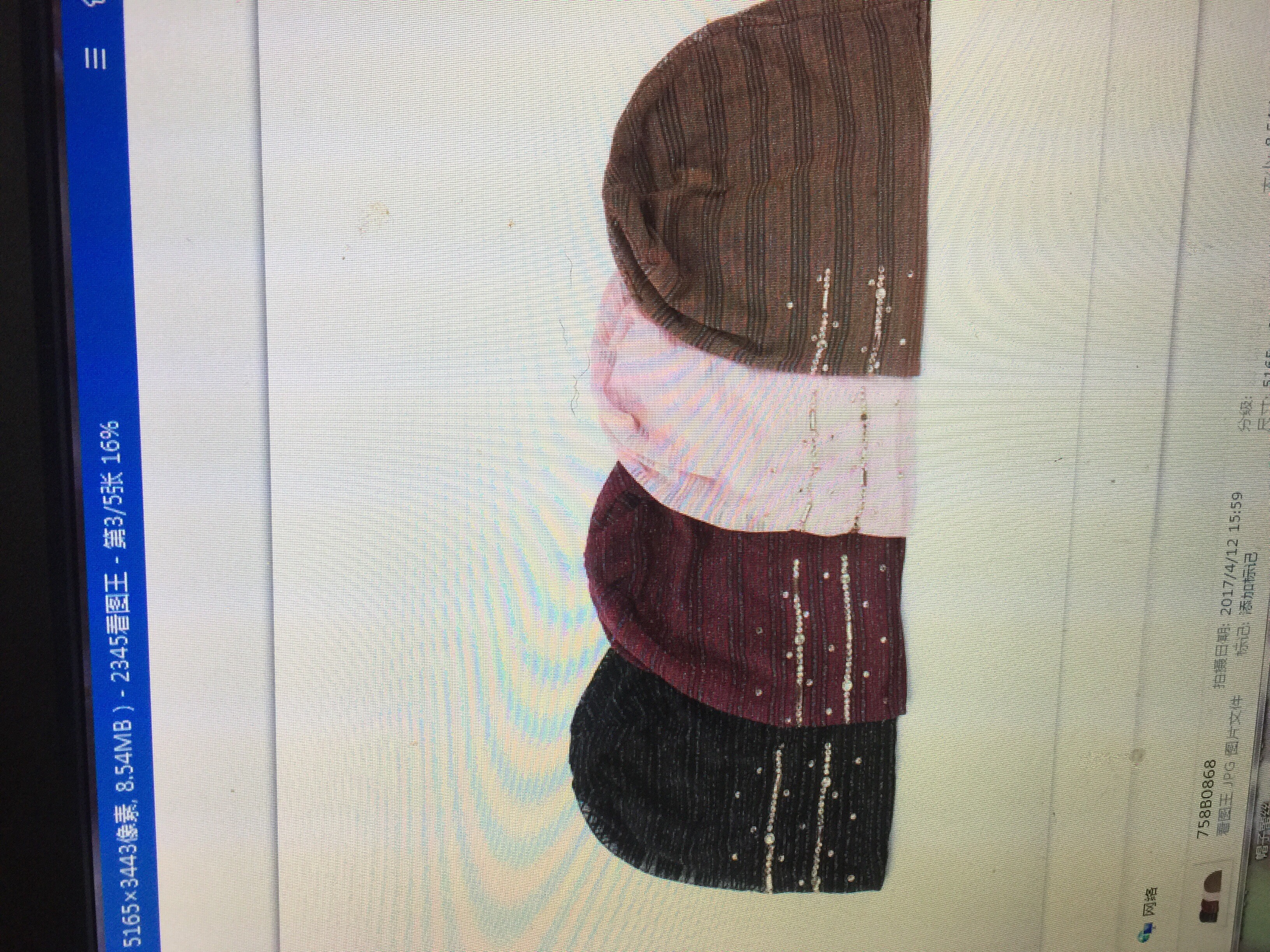 Lace headscarf and postpartum cap detail image 3