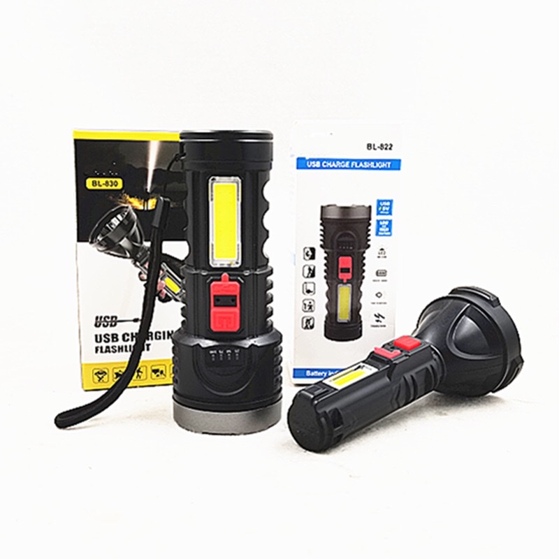 Flashlight, strong light, rechargeable, ultra-bright, long-range, home and outdoor, small multi-functional portable mini with side P50 Specification image
