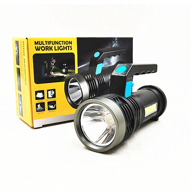 Flashlight, strong light, rechargeable, ultra-bright, long-range, home and outdoor, small multi-functional portable mini with side P50 detail image 7