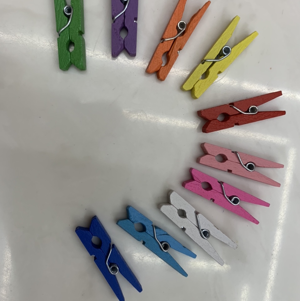 3.0彩色迷你小木夹—紫色