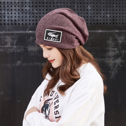 A fleece pullover hat for autumn and winter