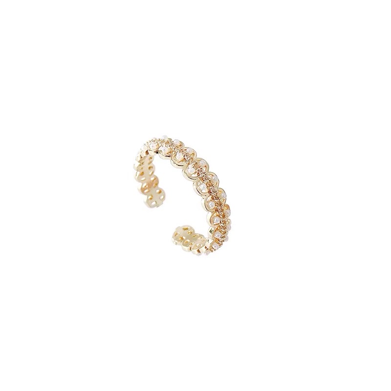 A must-have for aloof goddesses: elegant, fashionable and high-end open-mouth ring Item Picture