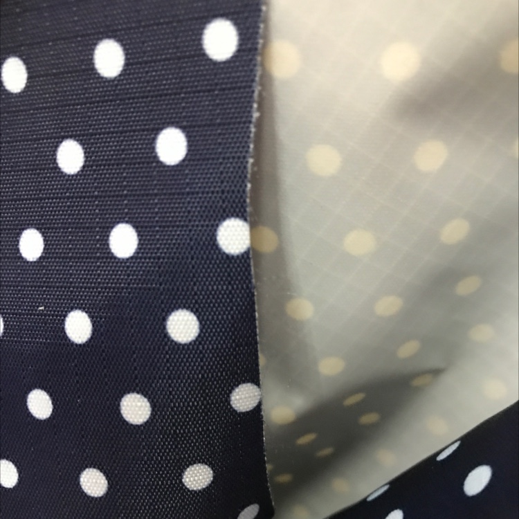 210D Oxford Cloth Three-Section Dot Print