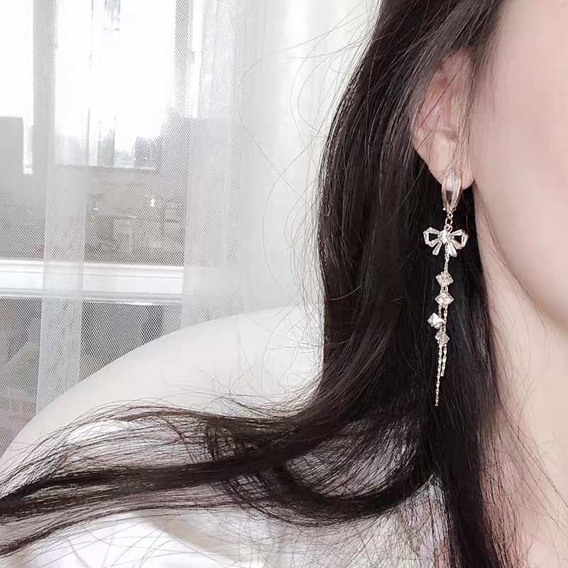 Literary and retro temperament simple fashion national style court Lolita earrings