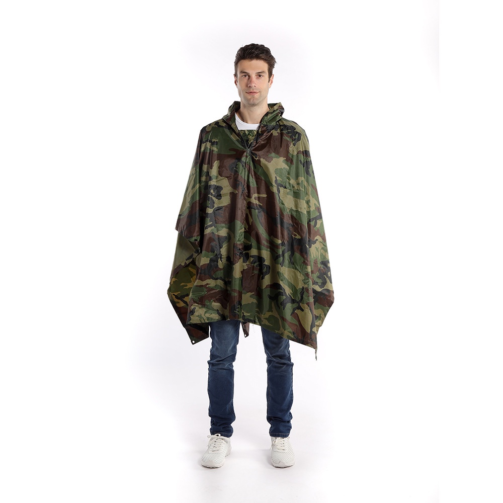 Customized processing of adult one-piece raincoats for foreign trade, riding electric bikes, capes, rain covers, and long outdoor raincoats