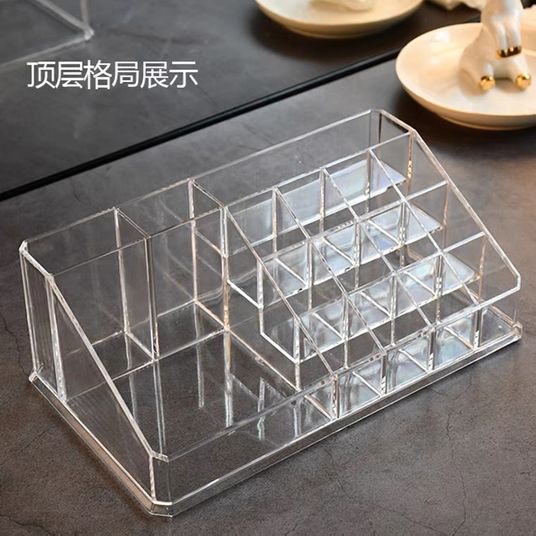 Four Layers Large Capacity Hand Jewelry Jewelry Storage Box Clear Acrylic Earrings Studs Hair Watch Bracelet Gift Box 31 Item Picture