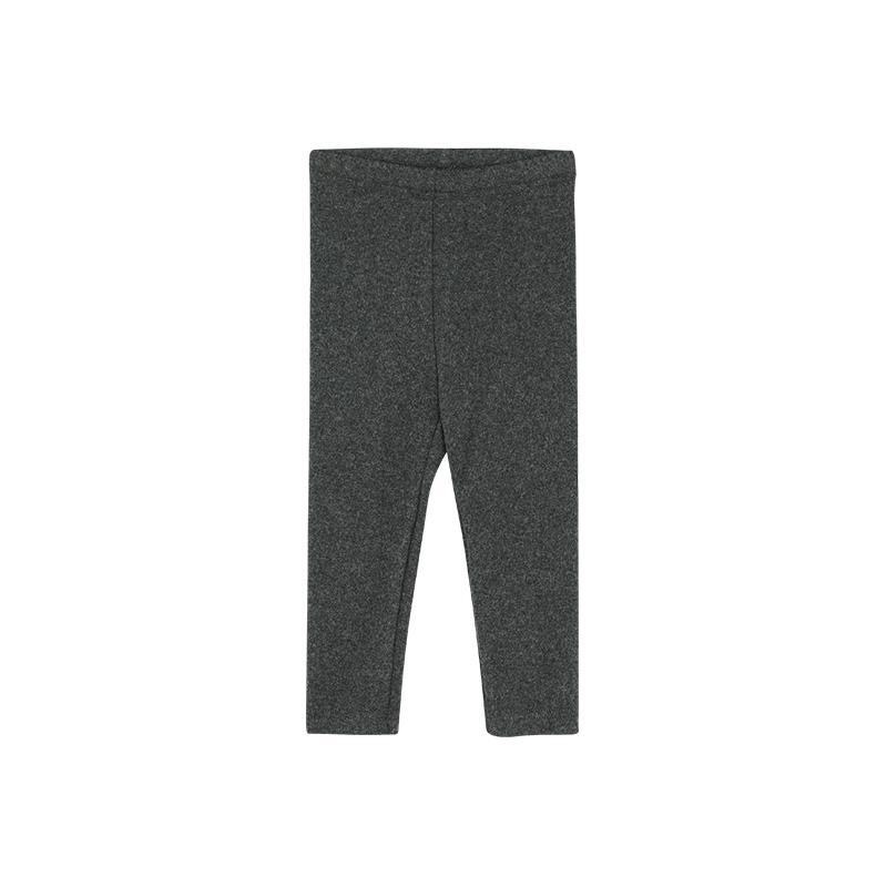 女童纯色羊毛拉架打底裤2021秋季新款弹力修身小脚裤宝宝长裤秋款