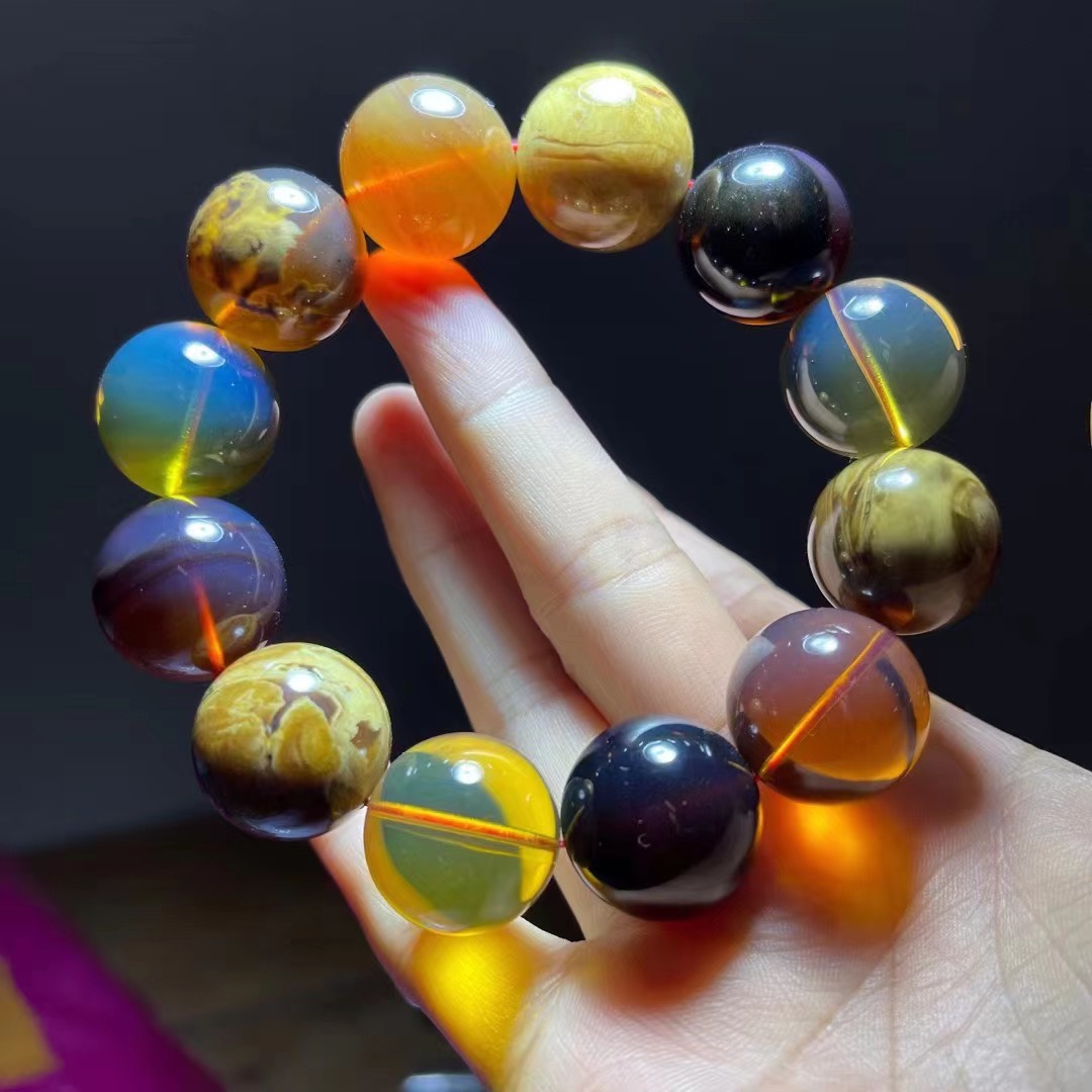 缅甸溶洞蜜蜡手串